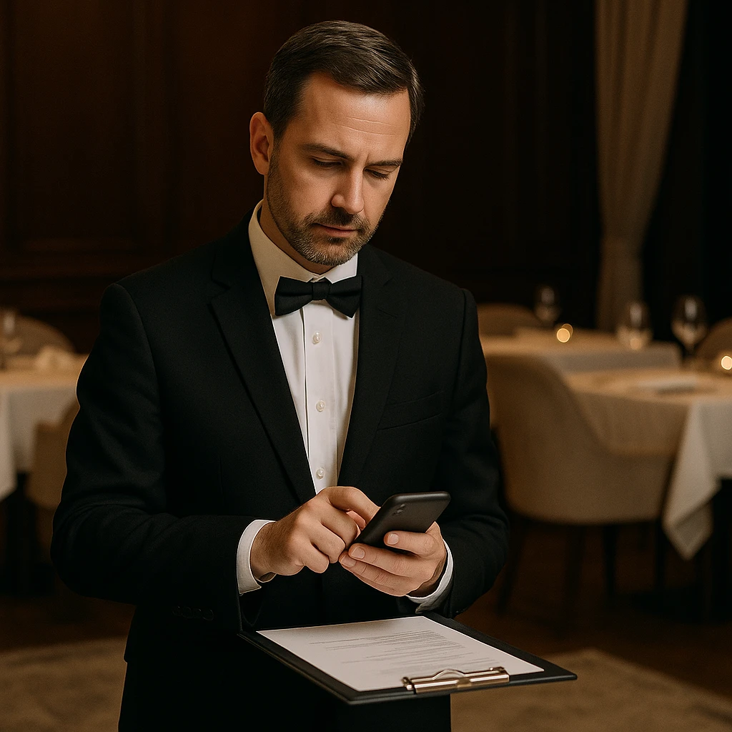 Xác nhận thông tin khách VIP và chuẩn bị