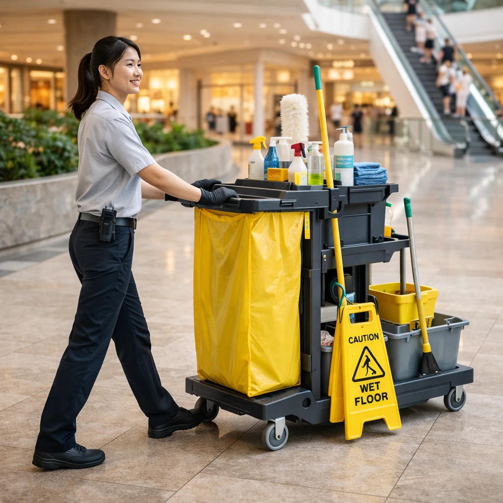 Tiêu chí lựa chọn xe dọn vệ sinh cho trung tâm thương mại