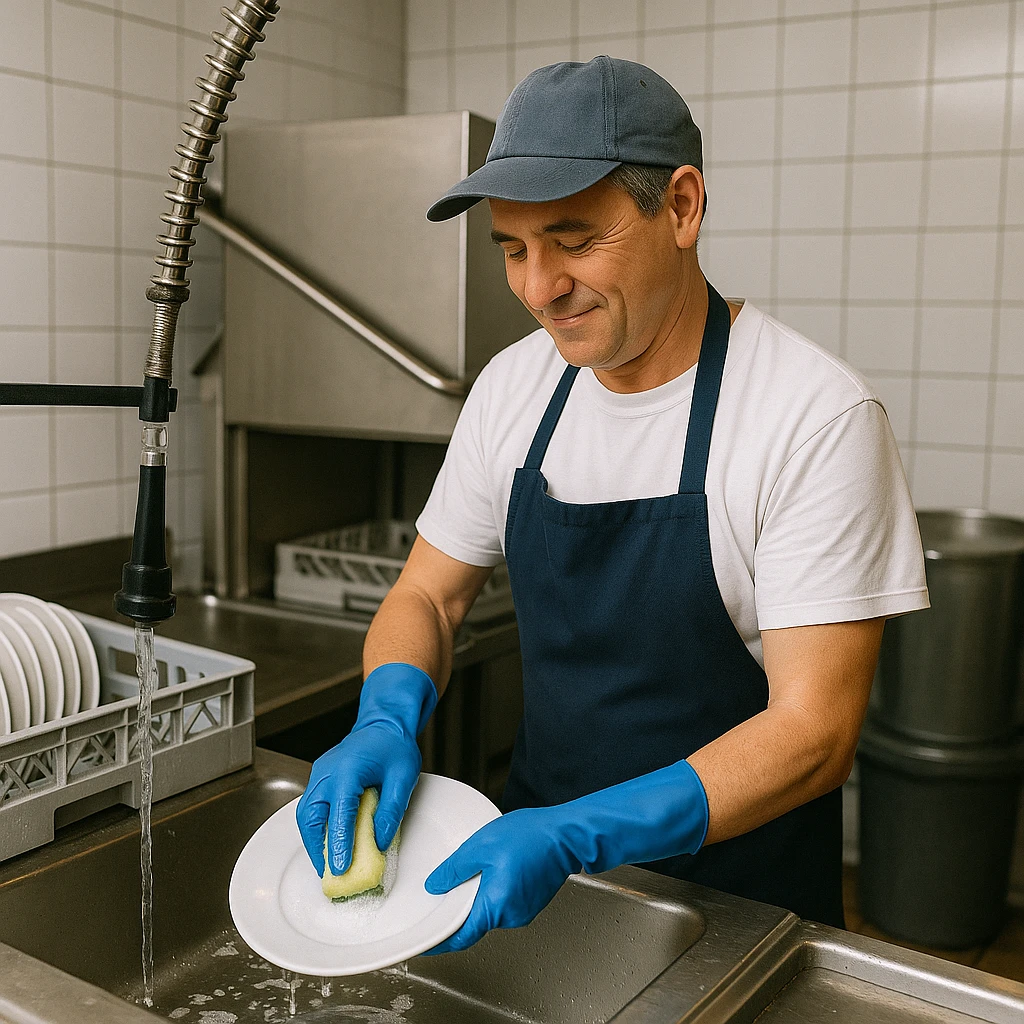 Steward – Nhân viên rửa chén