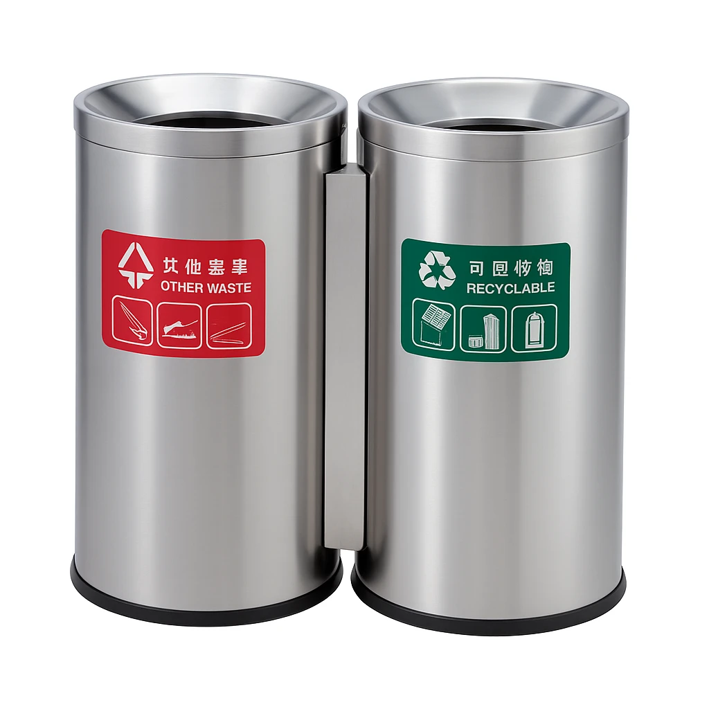 Thùng rác ngoài trời inox 304