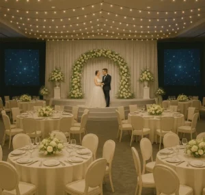 Nên chọn quy mô bao nhiêu khách cho tiệc cưới?