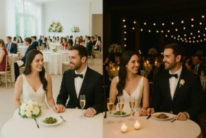 Tổng quan về tiệc cưới trưa và tiệc cưới tối