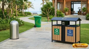 Top mẫu thùng rác ngoài trời