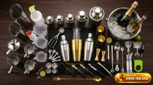 Trọn bộ dụng cụ quầy bar cho người mới