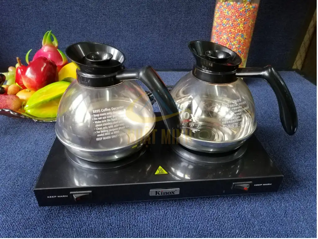 Bộ bếp hâm cà phê đáy inox