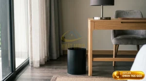 Mẹo phối thùng rác phòng ngủ khách sạn phù hợp với phong cách nội thất modern và minimalism.