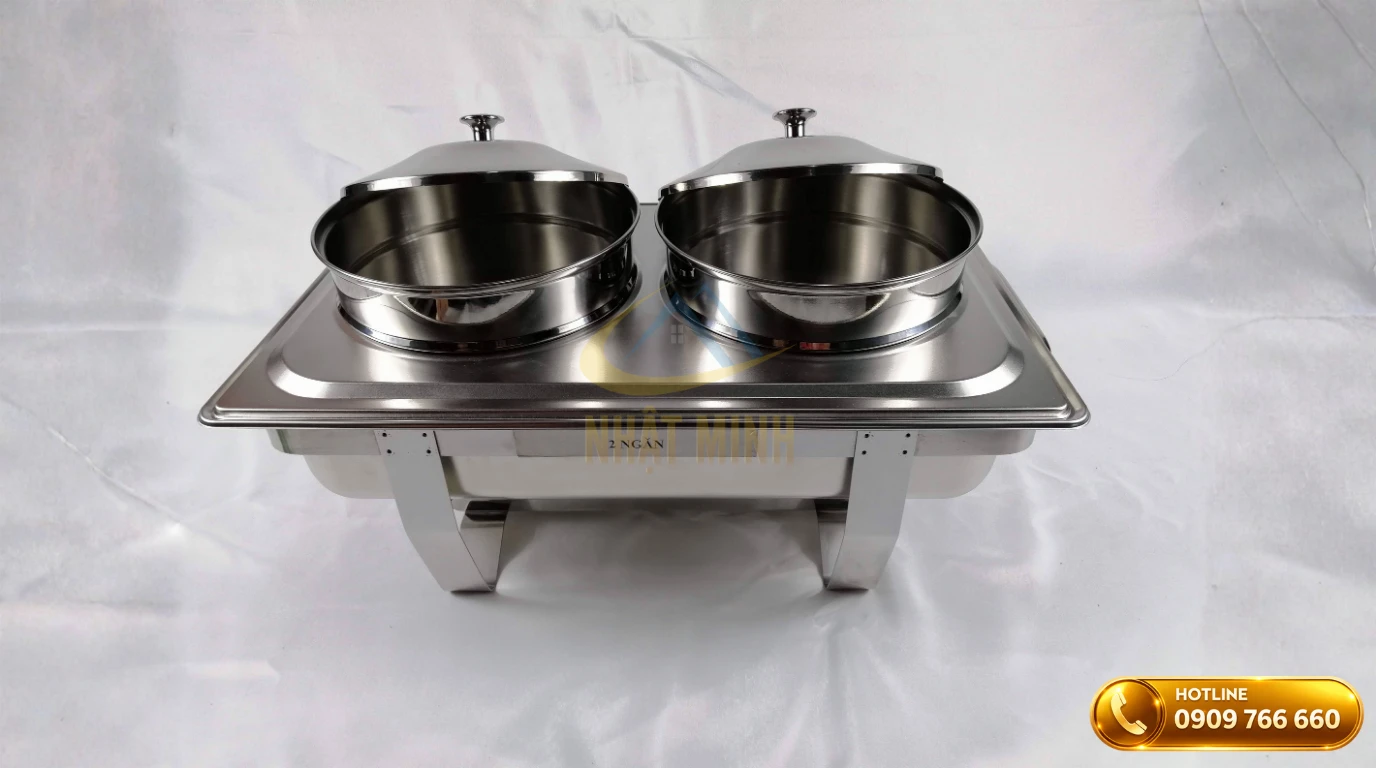 Bộ đôi nồi hâm nồi súp inox chuyên dụng