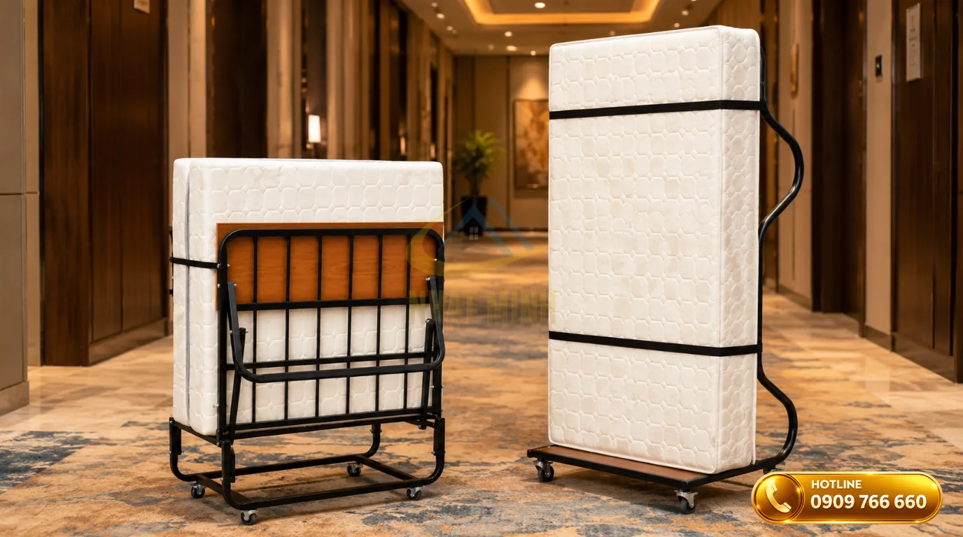 Chọn kích thước giường extra bed chuẩn theo diện tích phòng lưu trú