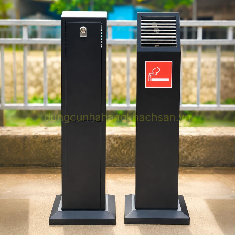 Thùng rác sắt sơn TS-NM-TR303098