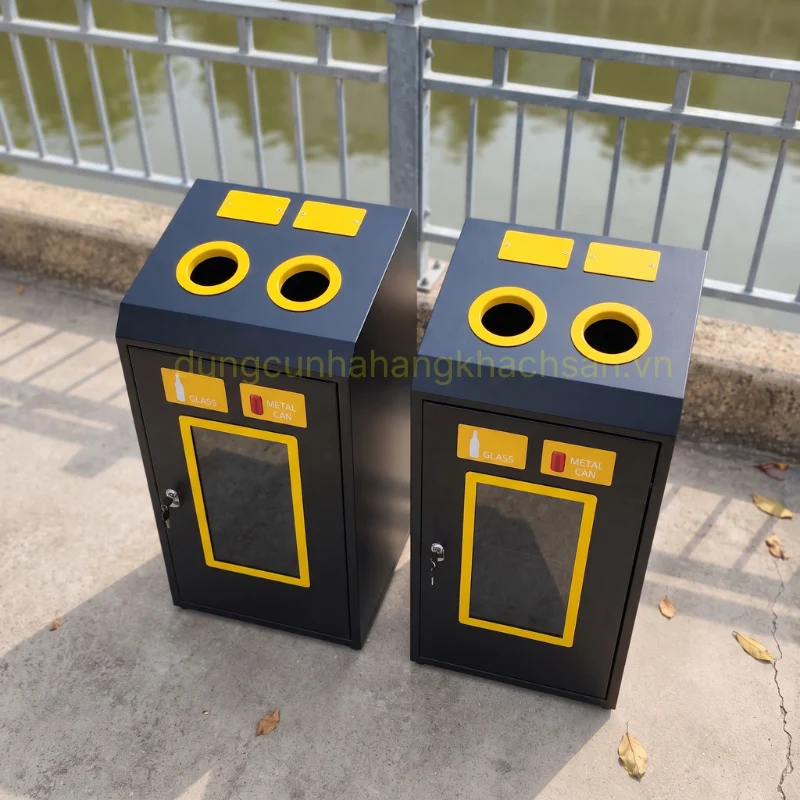Thùng rác sắt sơn TS-NM-TR47429-V